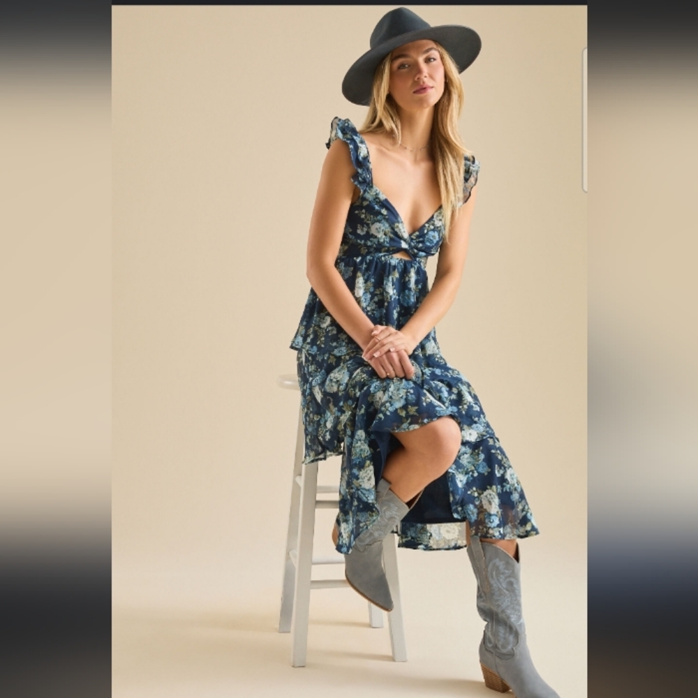 SOLD Altar'd State Isla midi dress